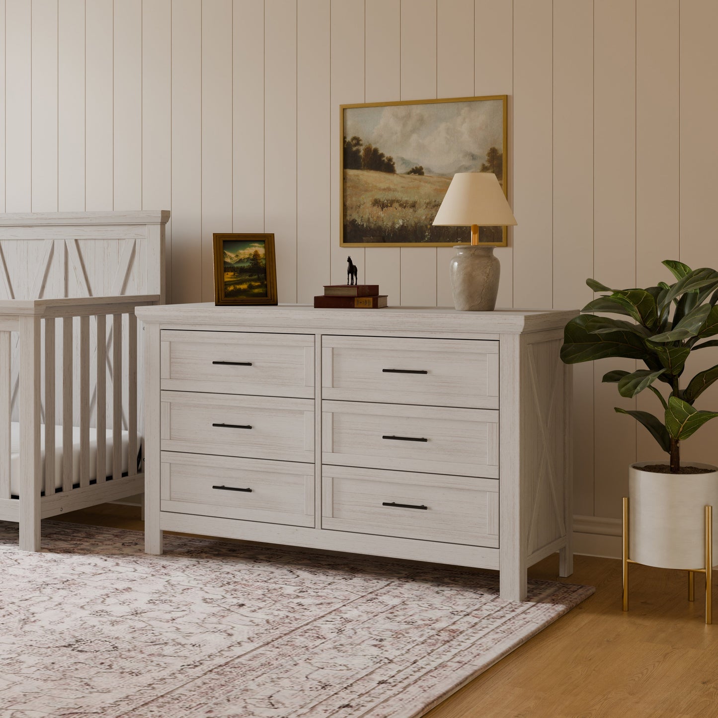 NamesakeMonogram by Namesake Emory Farmhouse 6-Drawer DresserBabysupermarket