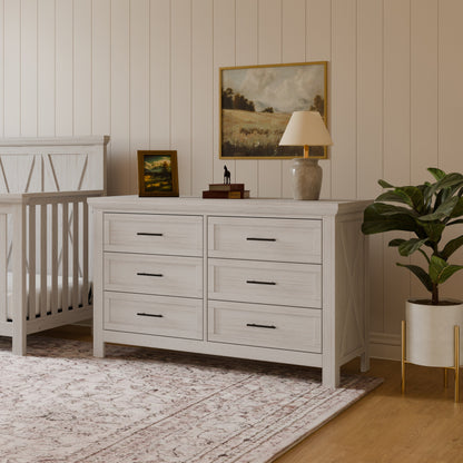 NamesakeMonogram by Namesake Emory Farmhouse 6-Drawer DresserBabysupermarket