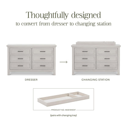 Namesake Dressers Monogram by Namesake Emory Farmhouse 6-Drawer Dresser