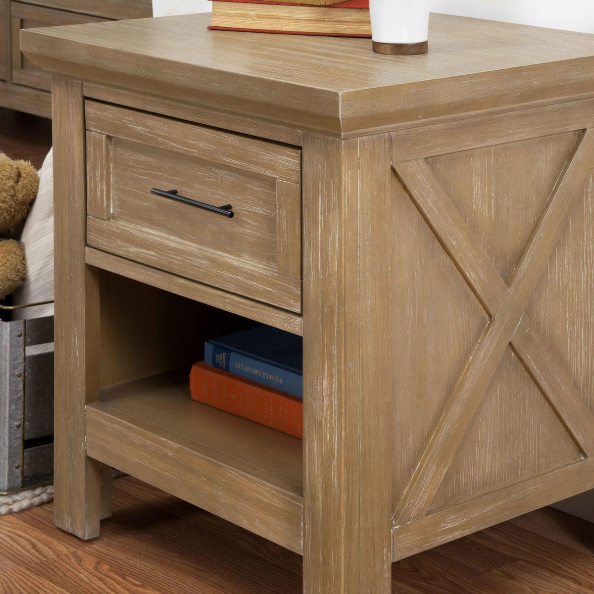 Namesake Nightstands Monogram by Namesake Emory Farmhouse Nightstand