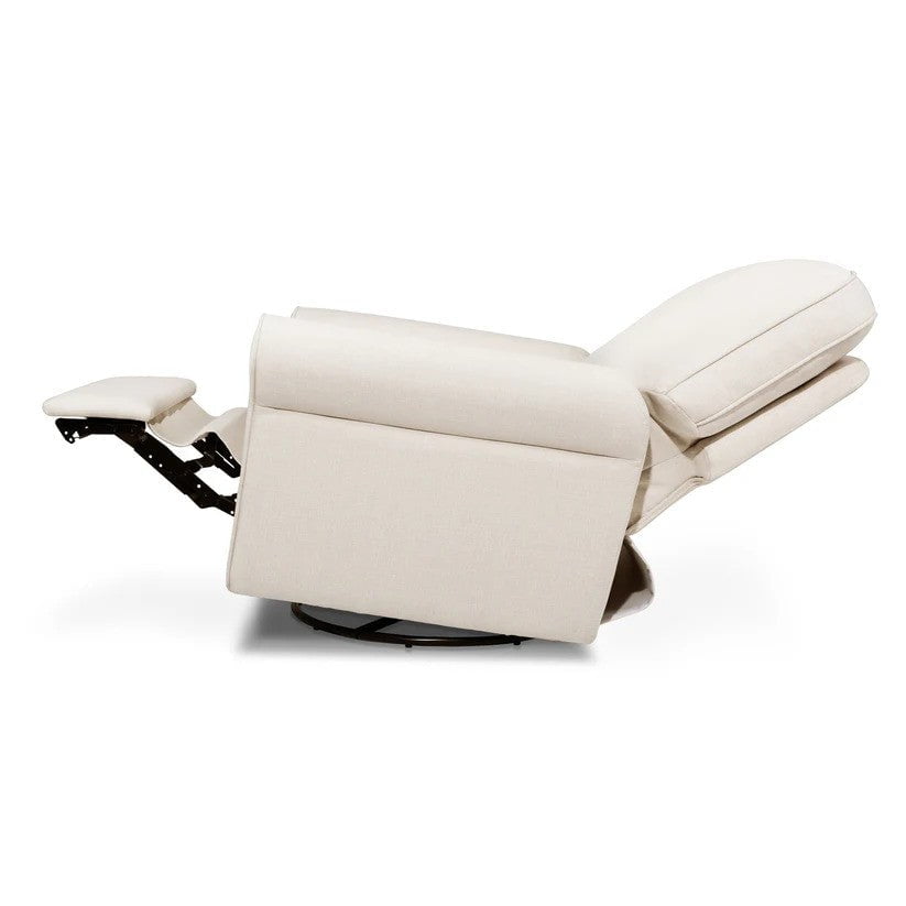 Monogram by Namesake Monroe Pillowback Power Recliner in Performance Natural Eco-Twill