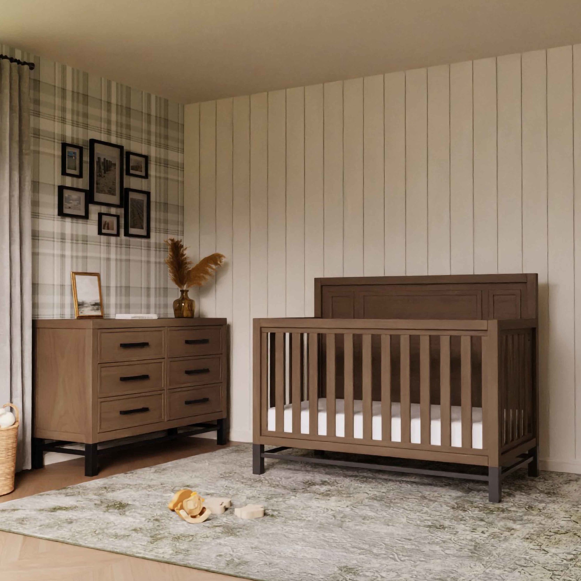 Namesake Cribs Monogram by Namesake Newbern 4-in-1 Convertible Crib