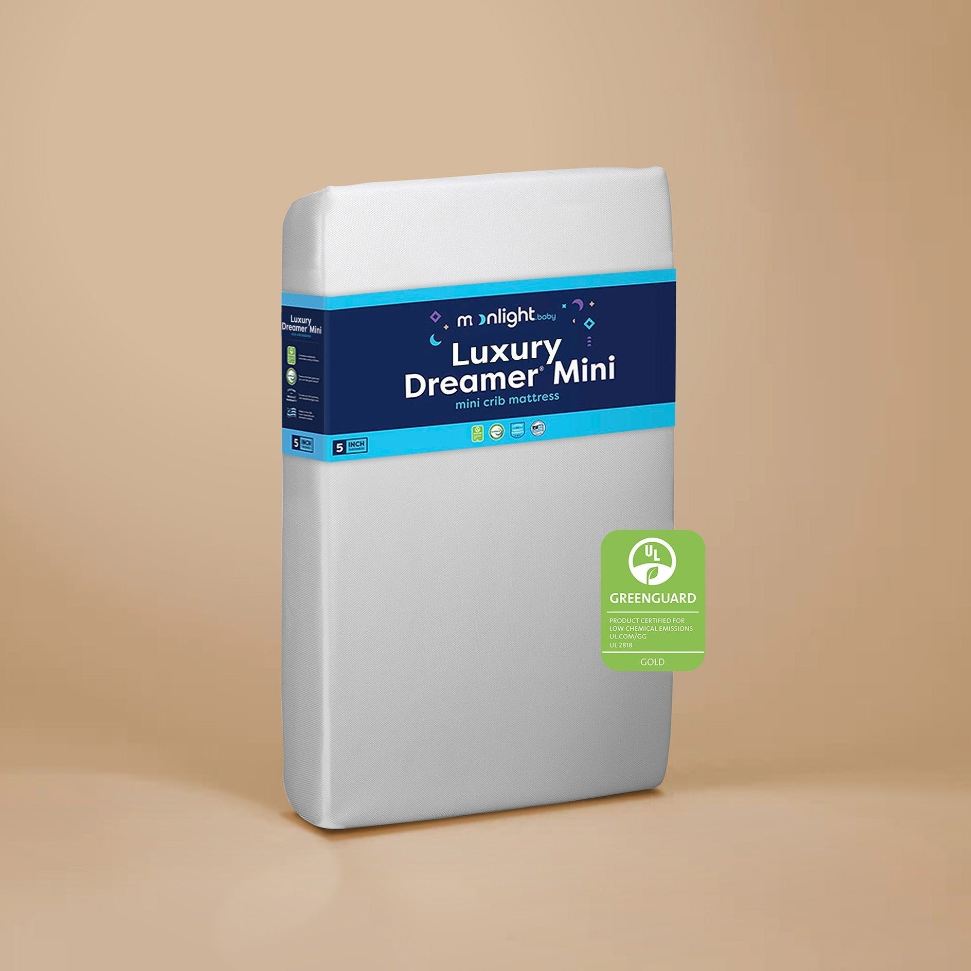 Moonlight SlumberMoonlight Luxury Dreamer Mini Crib MattressBabysupermarket