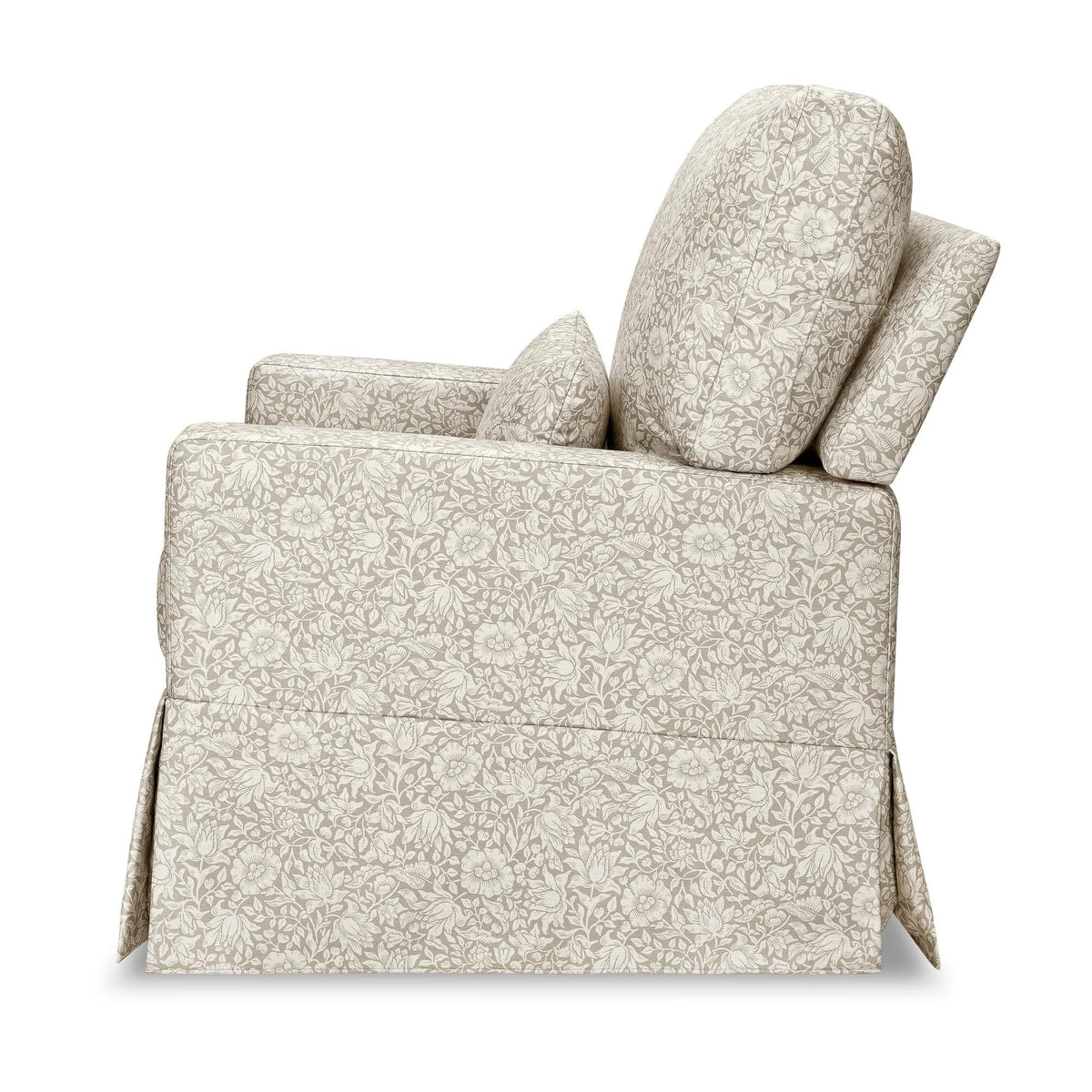 Namesake Gliders & Rockers Morris & Co. x Namesake Crawford Pillowback Comfort Swivel Glider