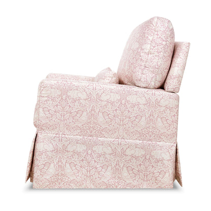 Namesake Gliders & Rockers Morris & Co. x Namesake Crawford Pillowback Comfort Swivel Glider