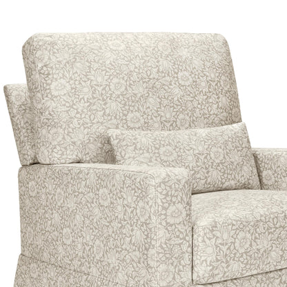 Namesake Gliders & Rockers Morris & Co. x Namesake Crawford Pillowback Comfort Swivel Glider