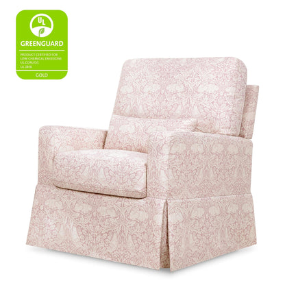 Namesake Gliders & Rockers Morris & Co. x Namesake Crawford Pillowback Comfort Swivel Glider