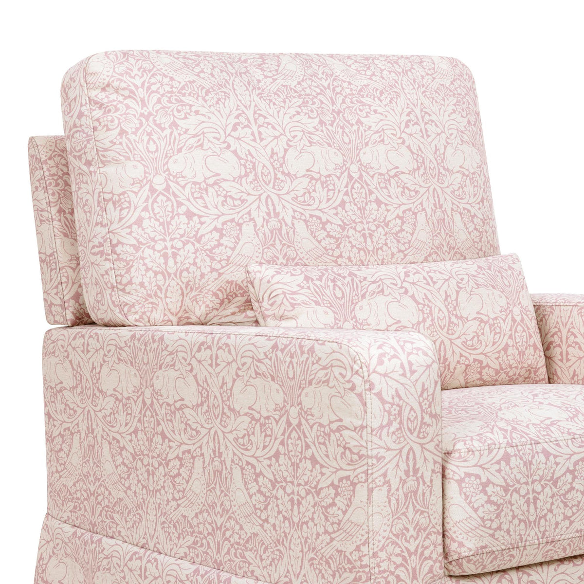 Namesake Gliders & Rockers Morris & Co. x Namesake Crawford Pillowback Comfort Swivel Glider