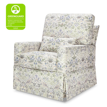 Namesake Gliders & Rockers Morris & Co. x Namesake Crawford Pillowback Comfort Swivel Glider