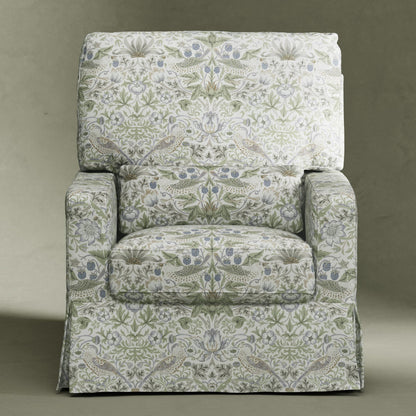 Namesake Gliders & Rockers Morris & Co. x Namesake Crawford Pillowback Comfort Swivel Glider