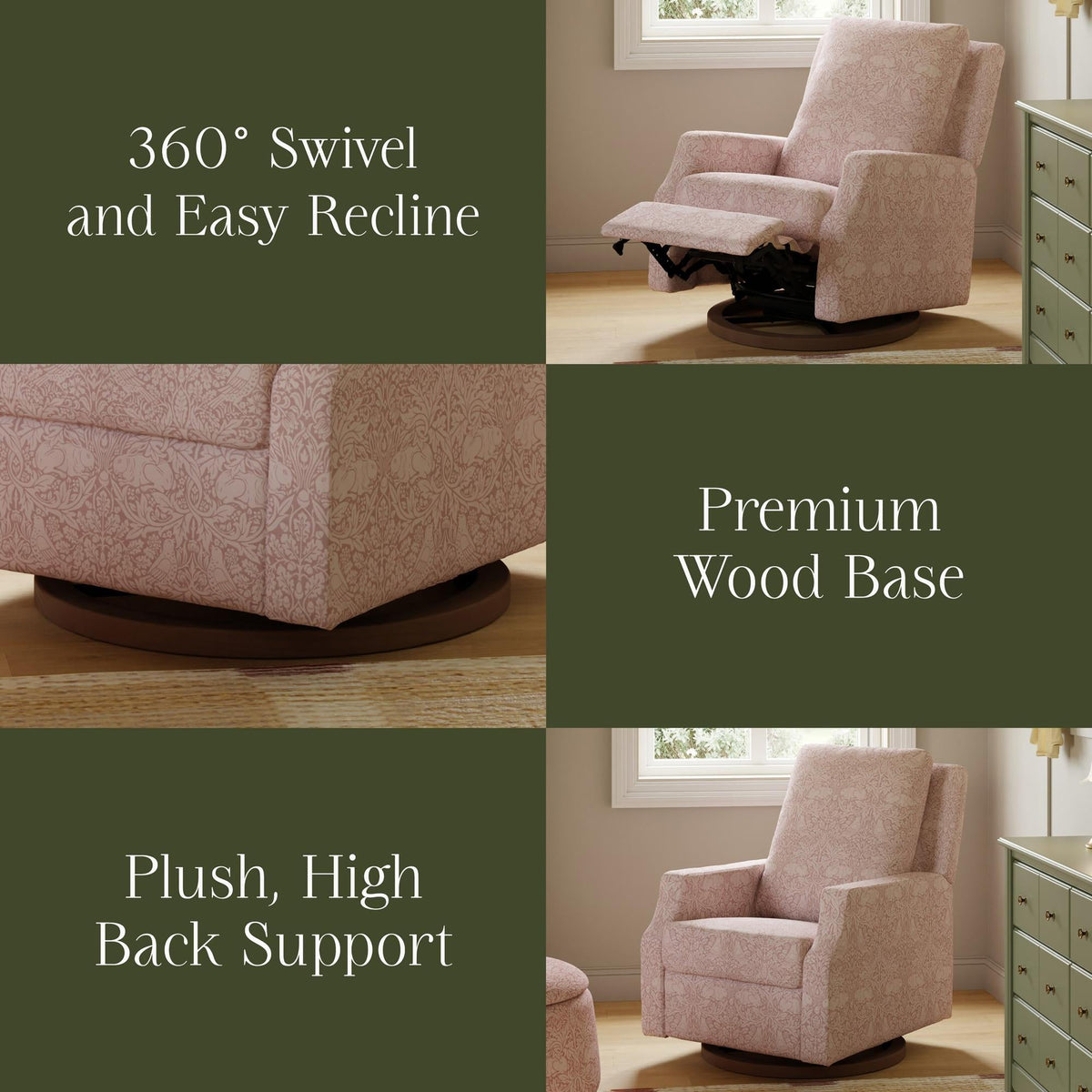 NamesakeMorris & Co. x Namesake Crewe Recliner and Swivel GliderBabysupermarket