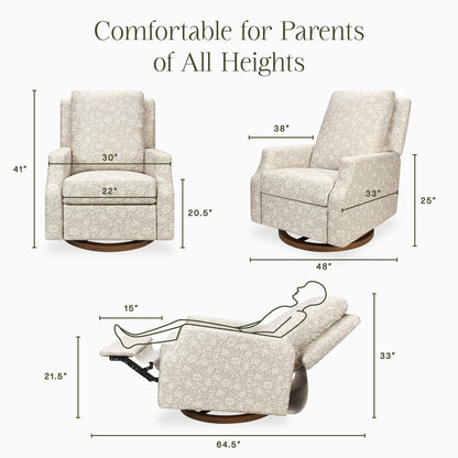 NamesakeMorris & Co. x Namesake Crewe Recliner and Swivel GliderBabysupermarket