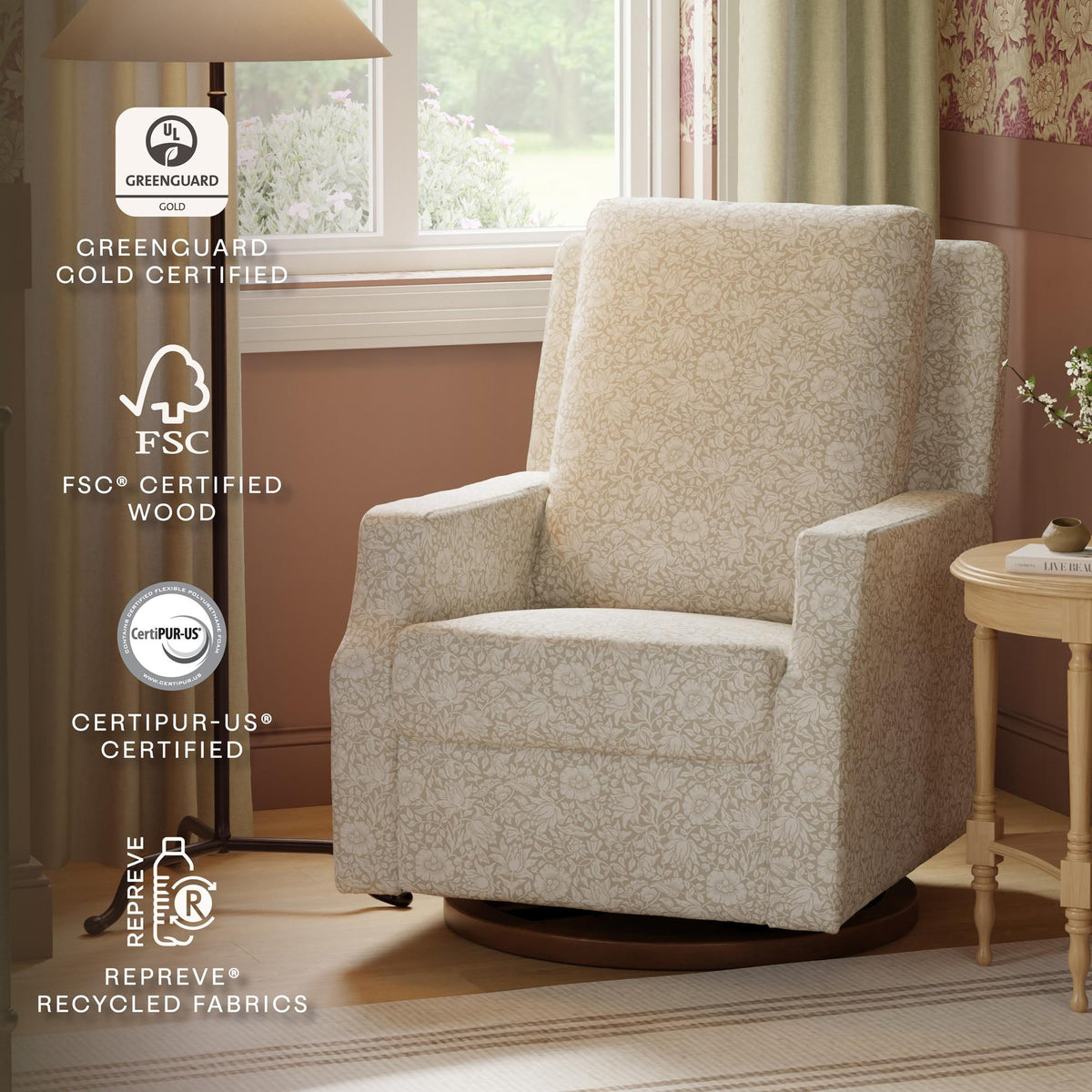 NamesakeMorris & Co. x Namesake Crewe Recliner and Swivel GliderBabysupermarket