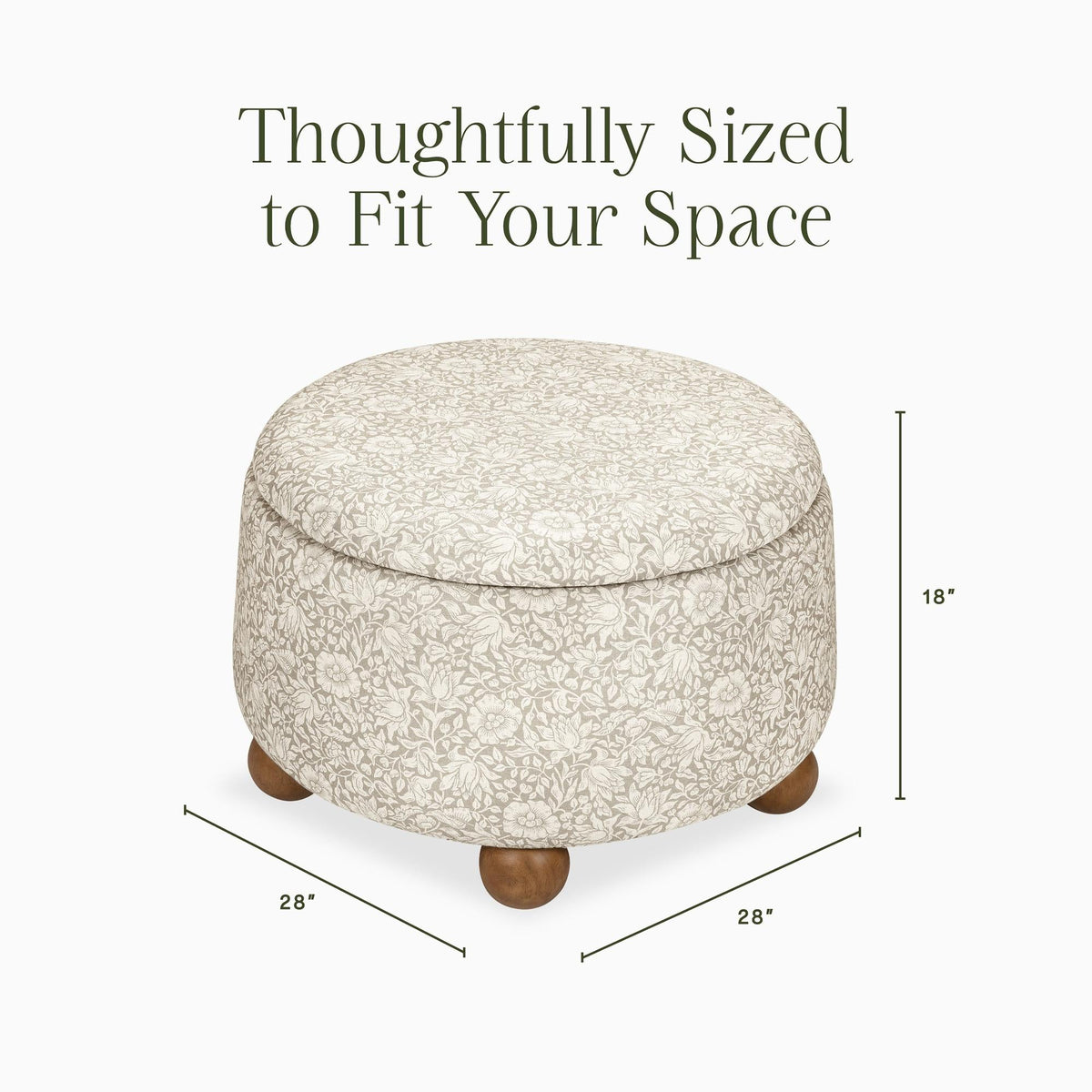 NamesakeMorris & Co. x Namesake Tuffet Storage OttomanBabysupermarket