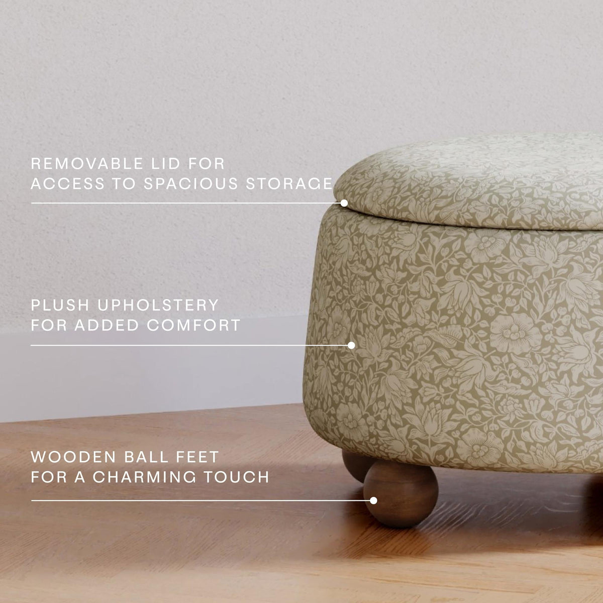 NamesakeMorris & Co. x Namesake Tuffet Storage OttomanBabysupermarket