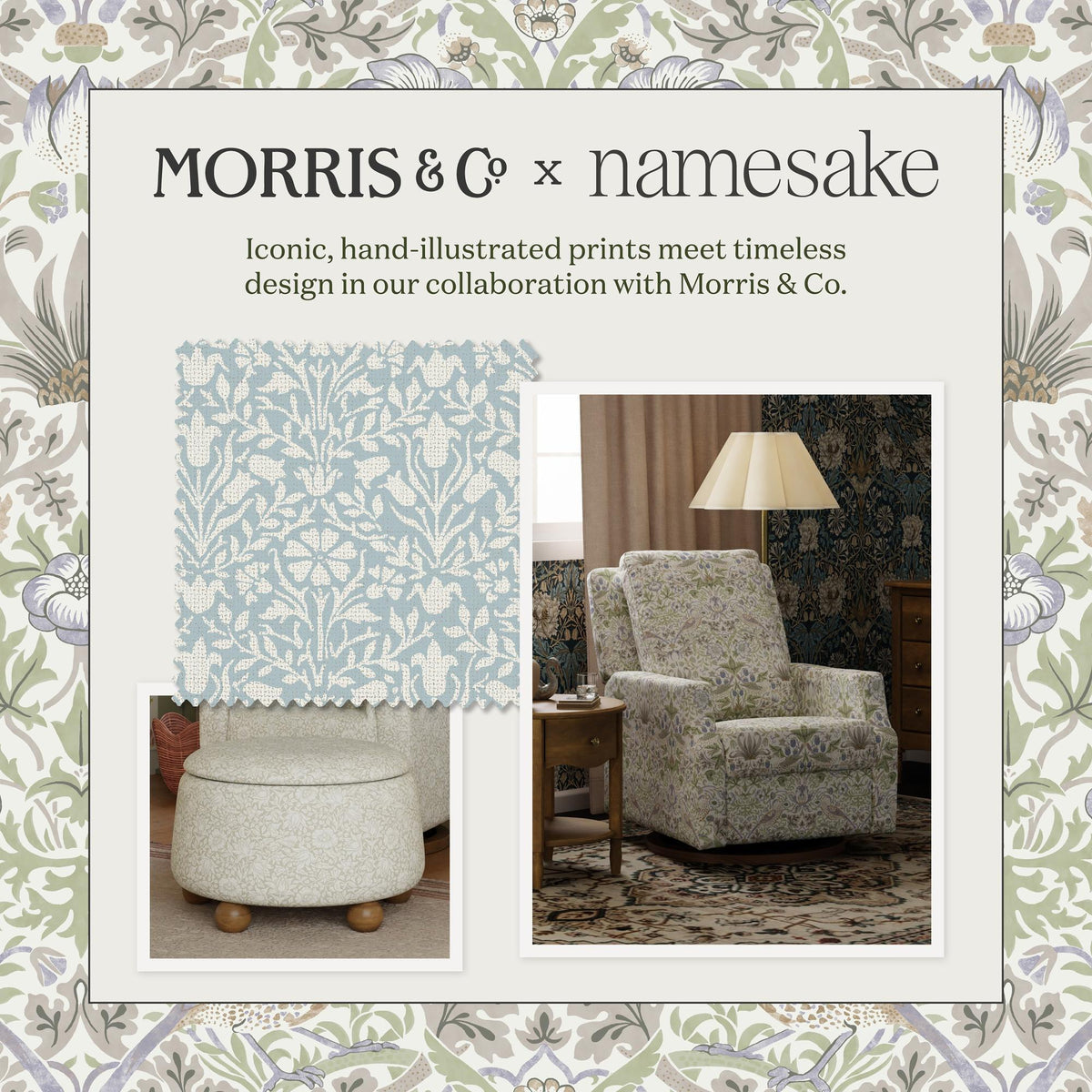 NamesakeMorris & Co. x Namesake Tuffet Storage OttomanBabysupermarket