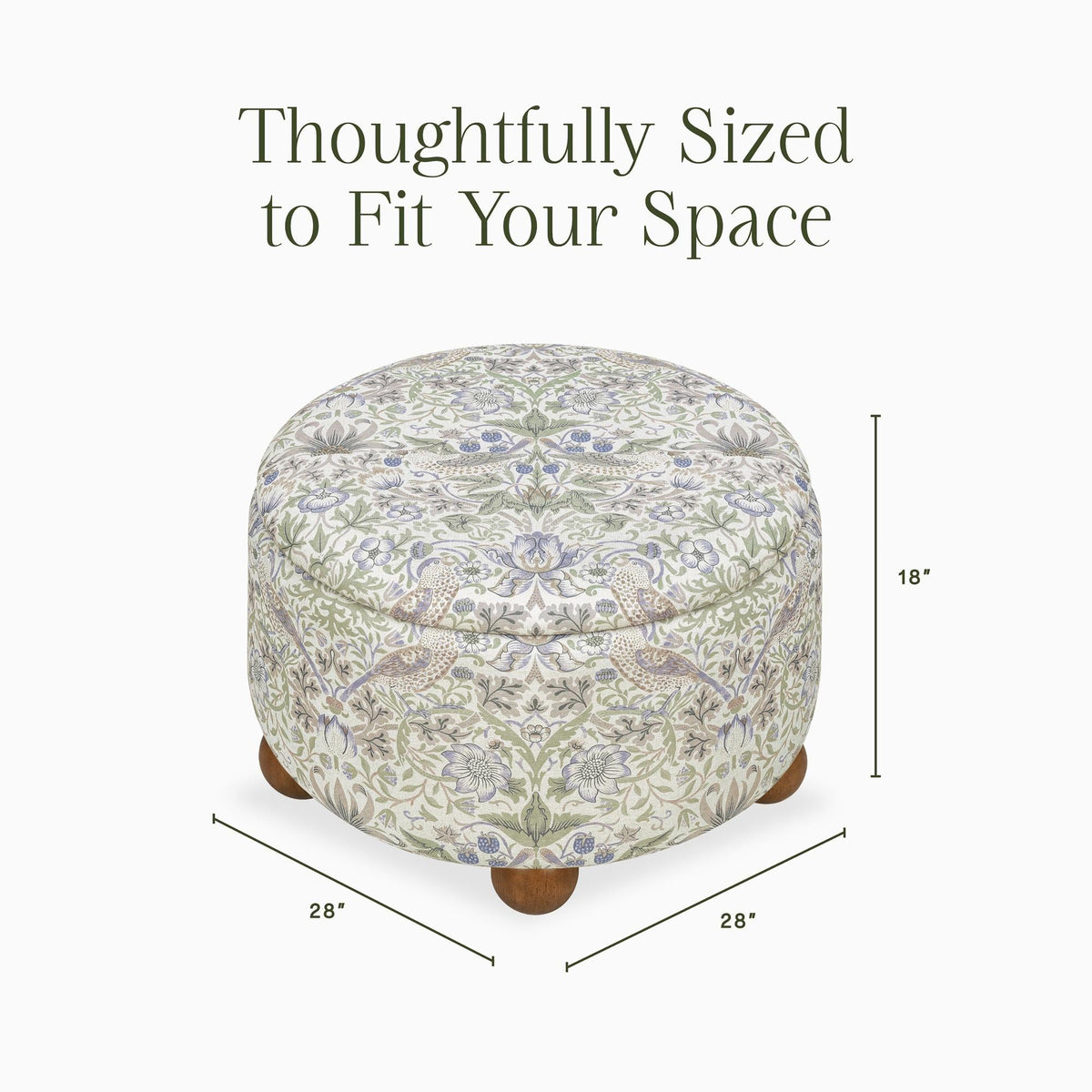 NamesakeMorris & Co. x Namesake Tuffet Storage OttomanBabysupermarket