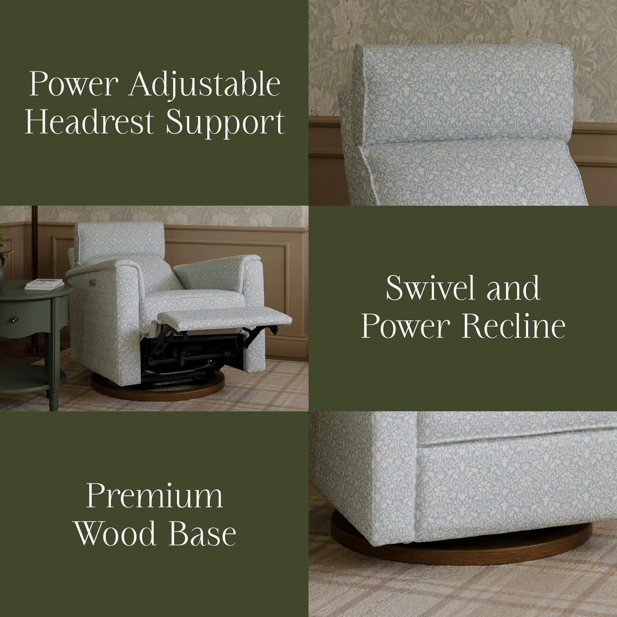 NamesakeMorris & Co. x Namesake Willa Plus Power Glider Recliner w/ Power HeadrestBabysupermarket