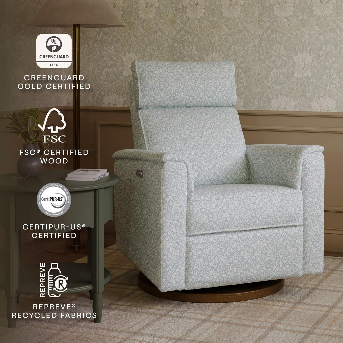 NamesakeMorris & Co. x Namesake Willa Plus Power Glider Recliner w/ Power HeadrestBabysupermarket