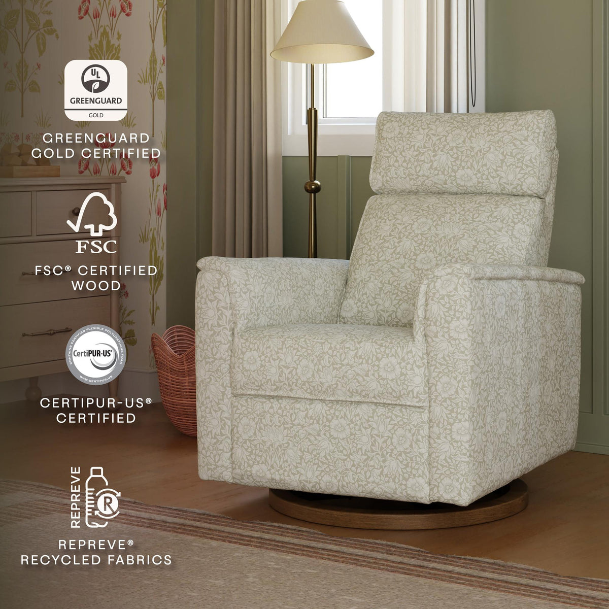 NamesakeMorris & Co. x Namesake Willa Plus Power Glider Recliner w/ Power HeadrestBabysupermarket