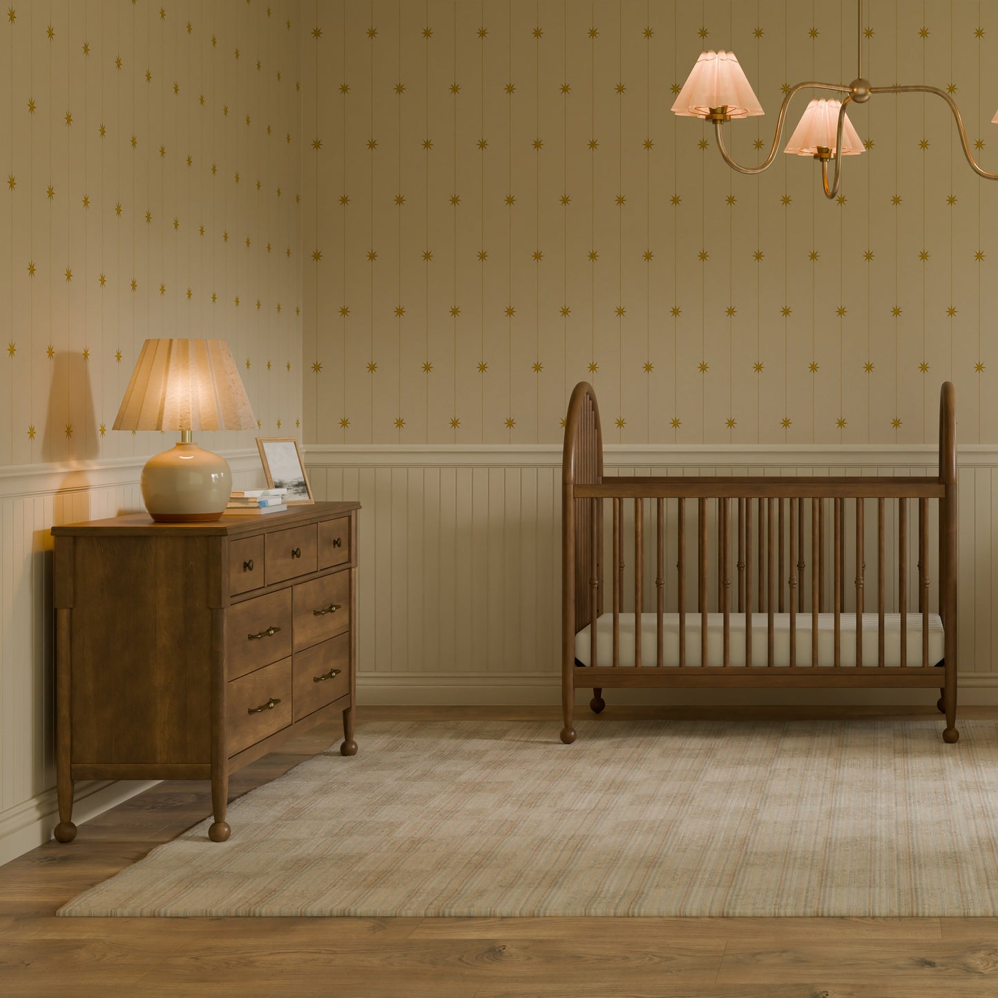 Namesake Alouette 3-in-1 Convertible Spindle Crib