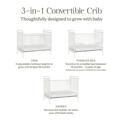 Namesake Furniture Namesake Abigail 3-in-1 Convertible Crib