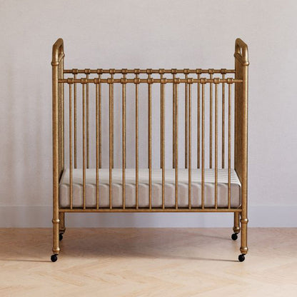 Namesake Cribs Vintage Gold Namesake Abigail 3-in-1 Convertible Mini Crib