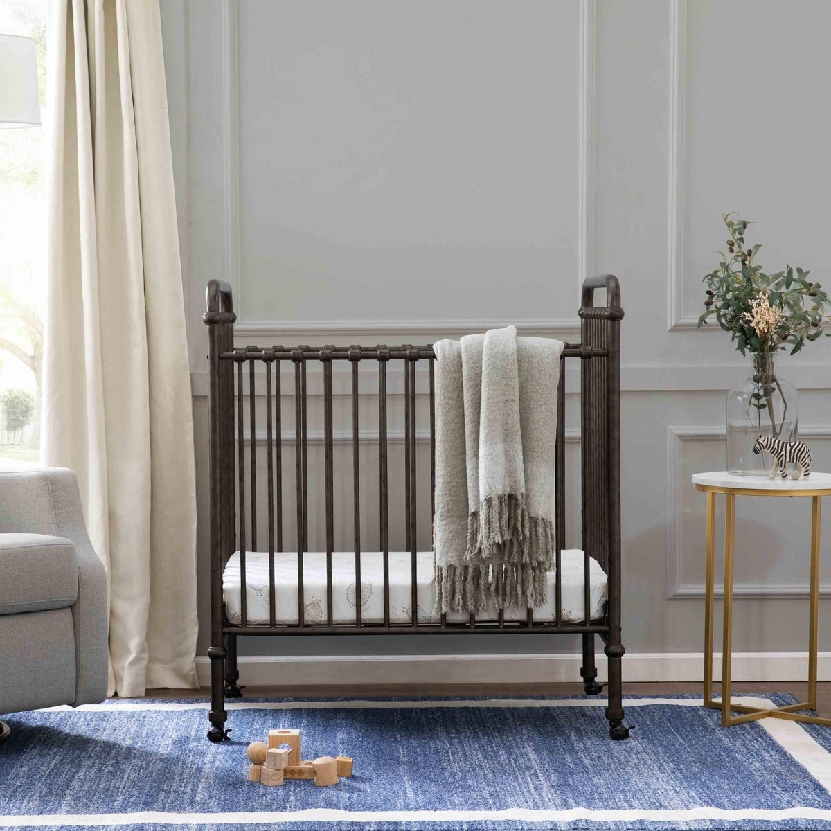 Namesake Cribs Namesake Abigail 3-in-1 Convertible Mini Crib