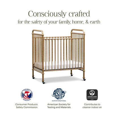 Namesake Cribs Namesake Abigail 3-in-1 Convertible Mini Crib