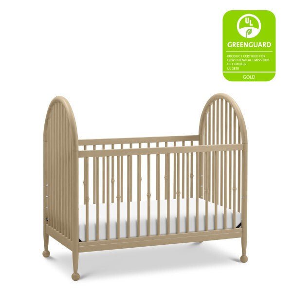 Namesake Alouette 3-in-1 Convertible Spindle Crib in Washed Pine