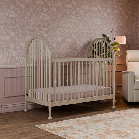 Namesake Alouette 3-in-1 Convertible Spindle Crib in Washed Pine