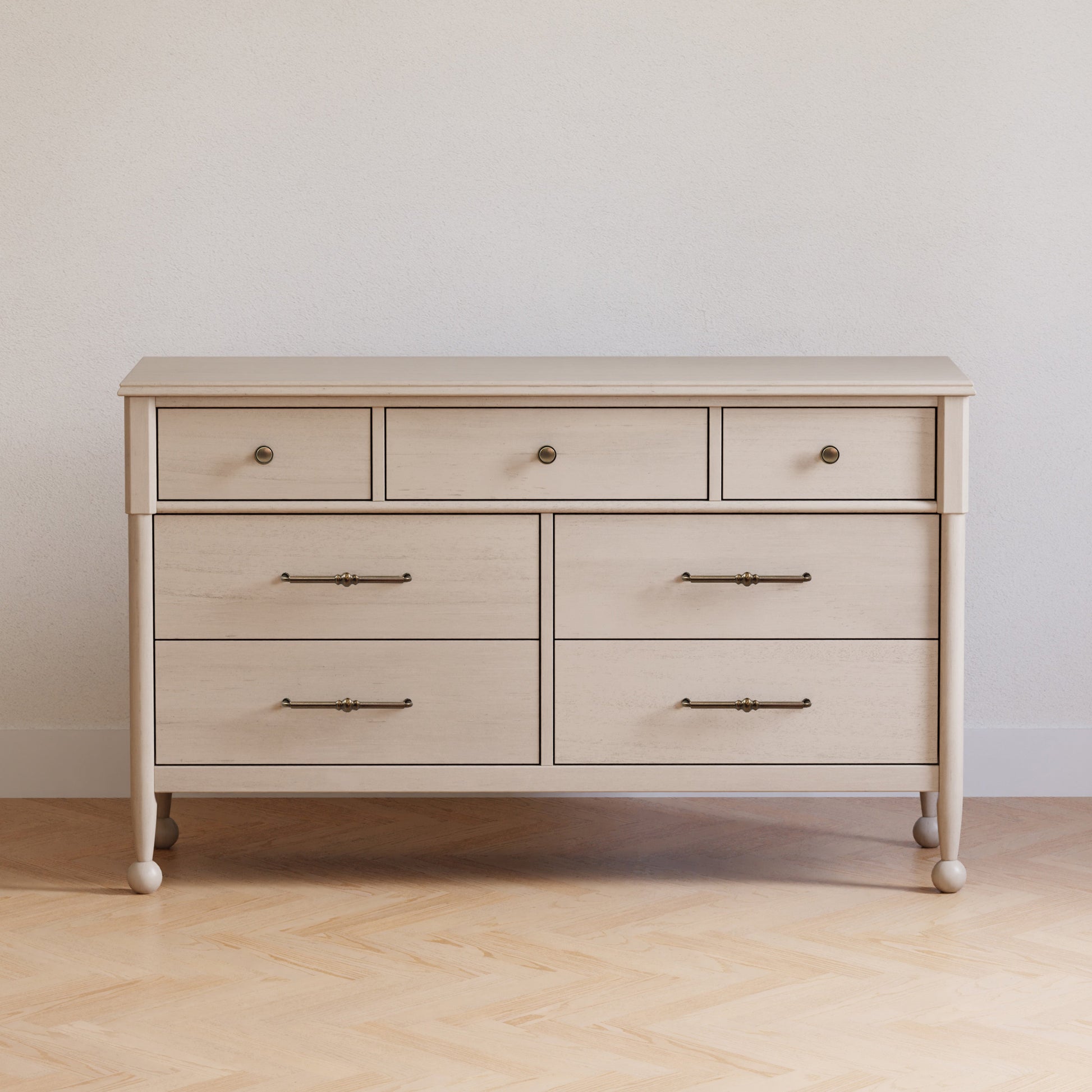 Namesake Dressers Washed Pine Namesake Alouette 7-Drawer Dresser