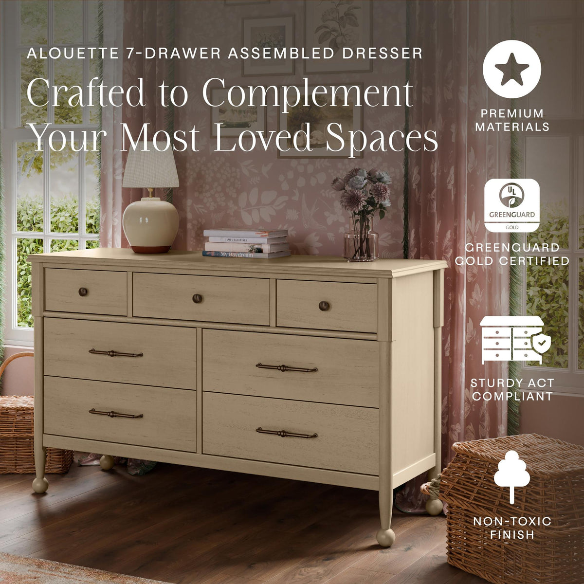 NamesakeNamesake Alouette 7-Drawer Wide Dresser (56”)Babysupermarket