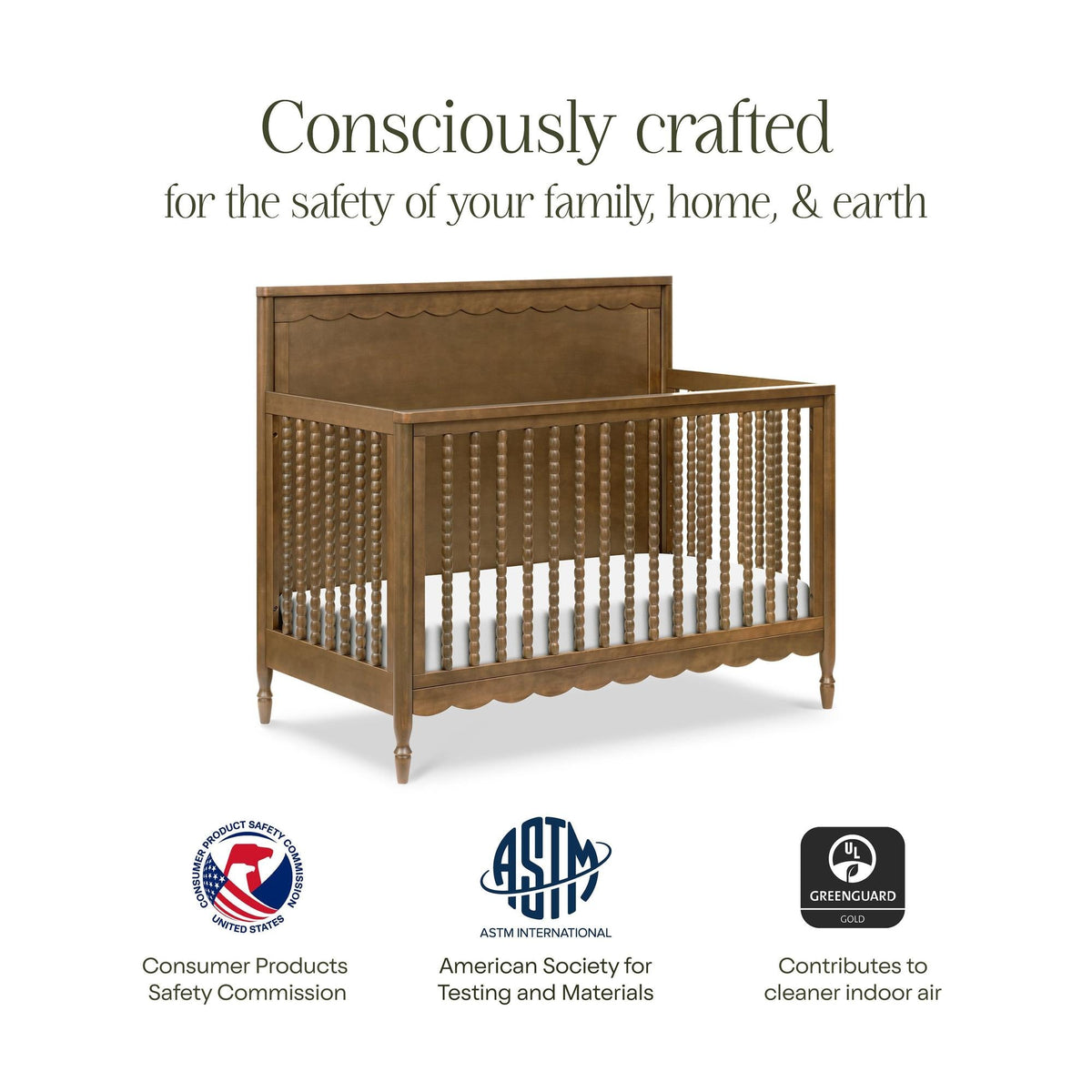 Namesake Cribs Namesake Ambrosia 4-in-1 Convertible Crib
