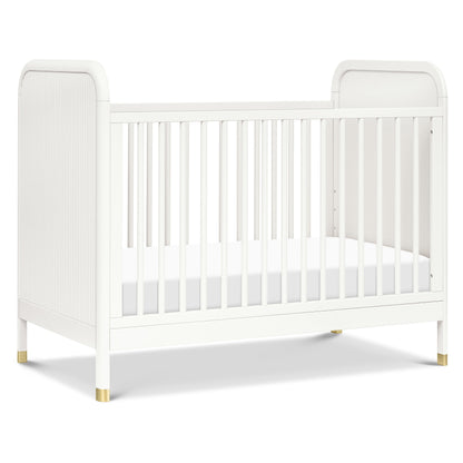 Namesake Cribs Warm White Namesake Brimsley Tambour 3-in-1 Convertible Crib