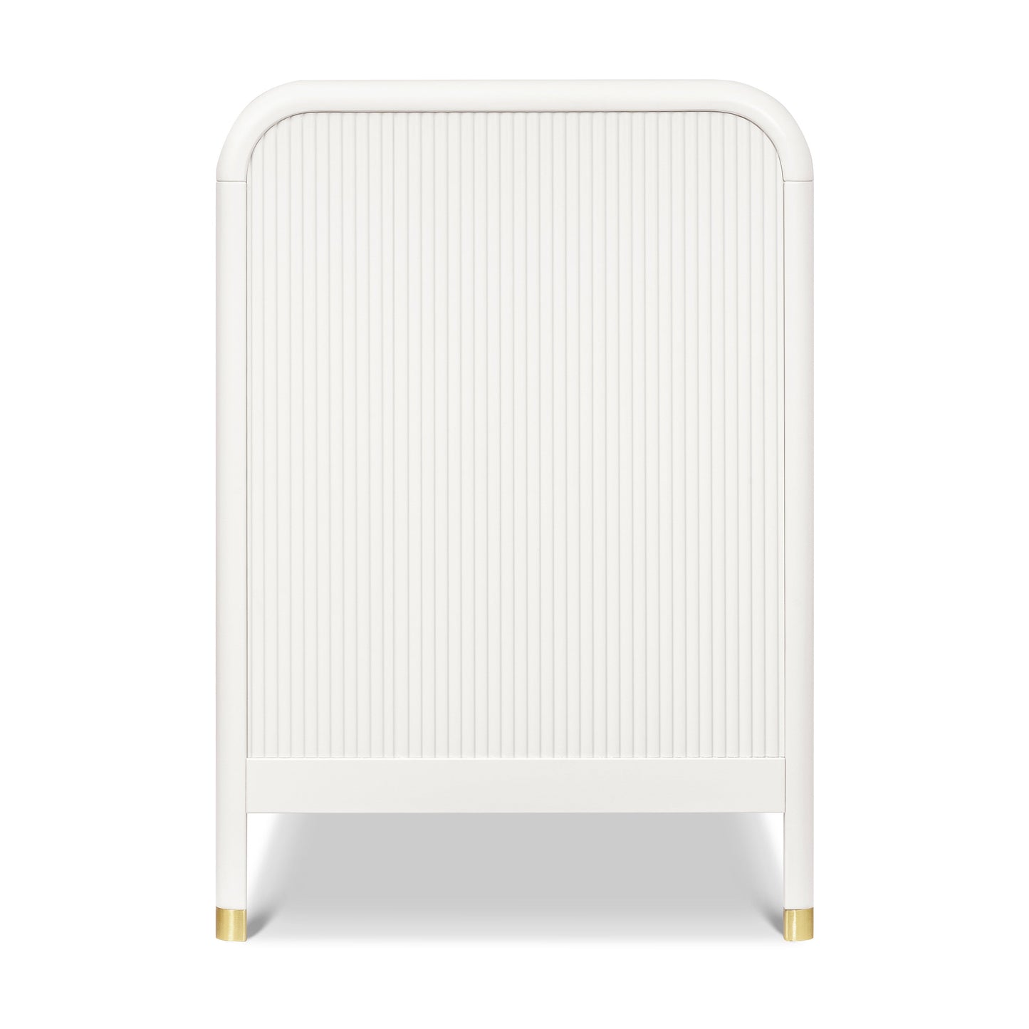 Namesake Cribs Warm White Namesake Brimsley Tambour 3-in-1 Convertible Crib