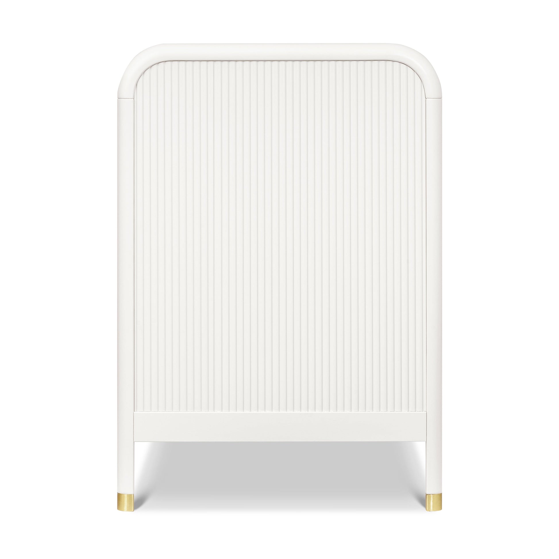 Namesake Cribs Warm White Namesake Brimsley Tambour 3-in-1 Convertible Crib