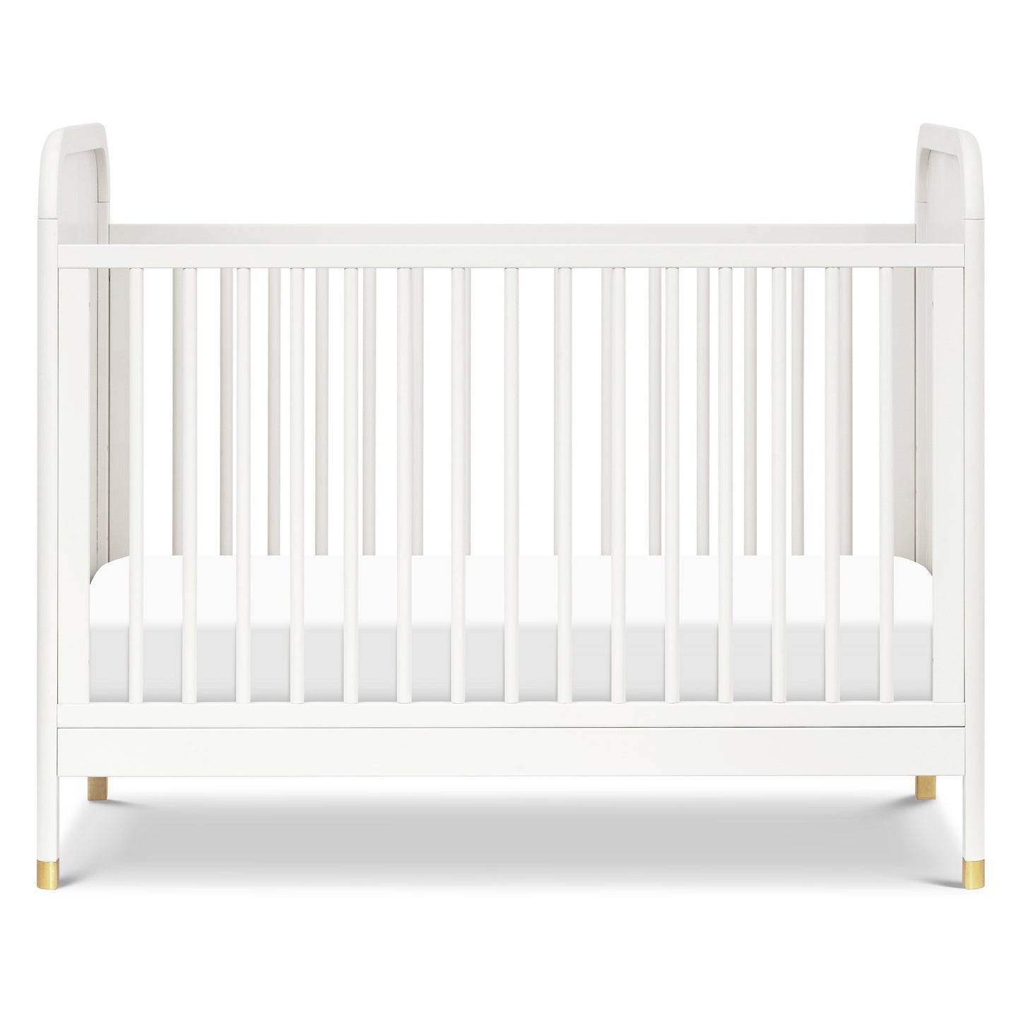Namesake Cribs Warm White Namesake Brimsley Tambour 3-in-1 Convertible Crib