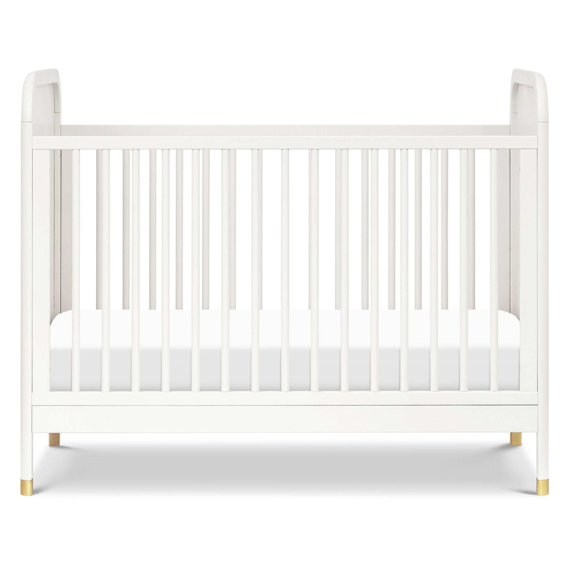 Namesake Cribs Warm White Namesake Brimsley Tambour 3-in-1 Convertible Crib