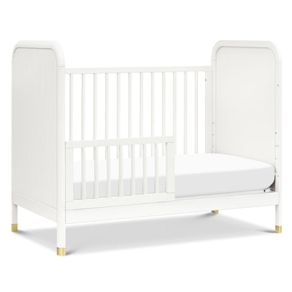 Namesake Cribs Warm White Namesake Brimsley Tambour 3-in-1 Convertible Crib