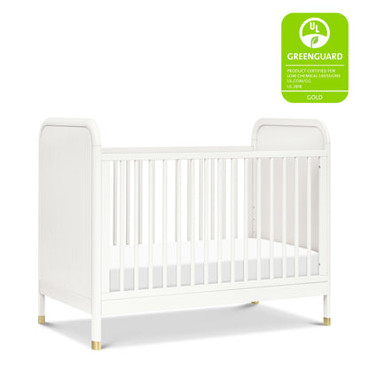 Namesake Cribs Warm White Namesake Brimsley Tambour 3-in-1 Convertible Crib