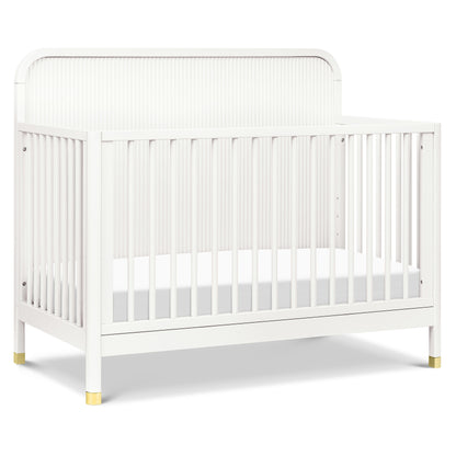 Namesake Cribs Warm White Namesake Brimsley Tambour 4-in-1 Convertible Crib