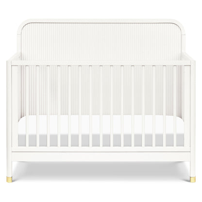 Namesake Cribs Warm White Namesake Brimsley Tambour 4-in-1 Convertible Crib