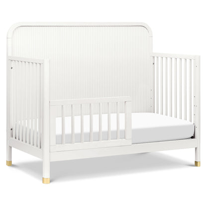 Namesake Cribs Warm White Namesake Brimsley Tambour 4-in-1 Convertible Crib
