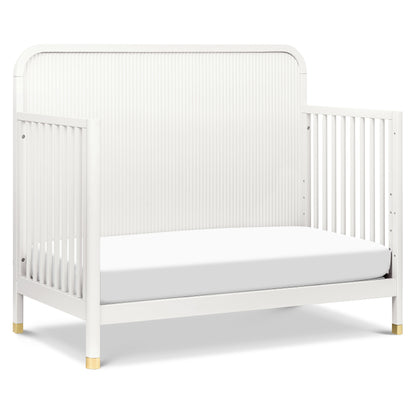 Namesake Cribs Warm White Namesake Brimsley Tambour 4-in-1 Convertible Crib
