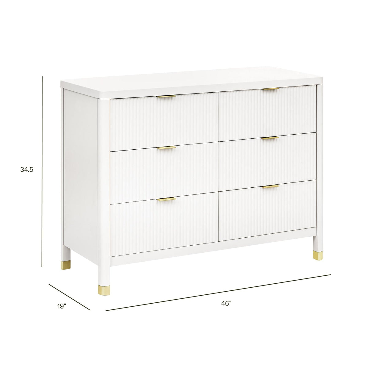 NamesakeNamesake Brimsley Tambour 6-Drawer DresserBabysupermarket