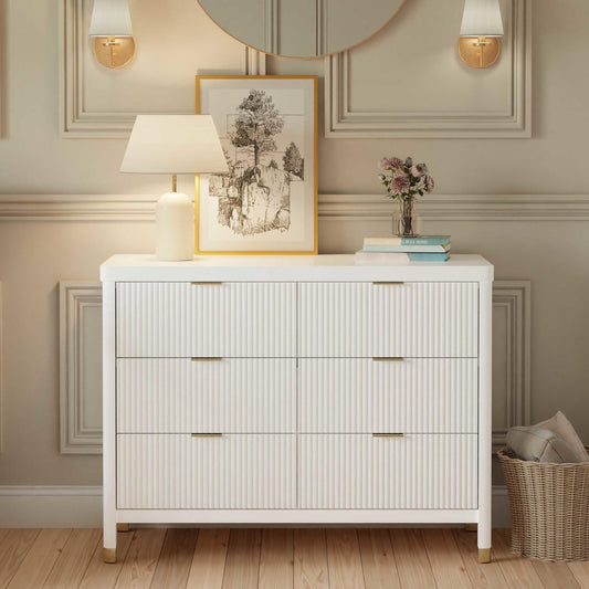 NamesakeNamesake Brimsley Tambour 6-Drawer DresserBabysupermarket