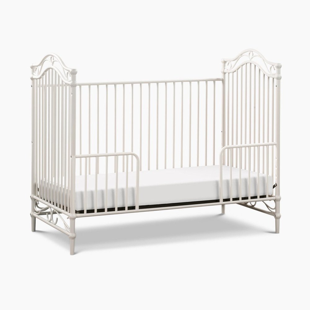 White iron hotsell baby crib