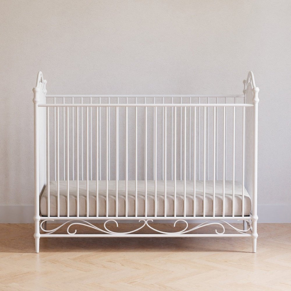 White iron outlet crib