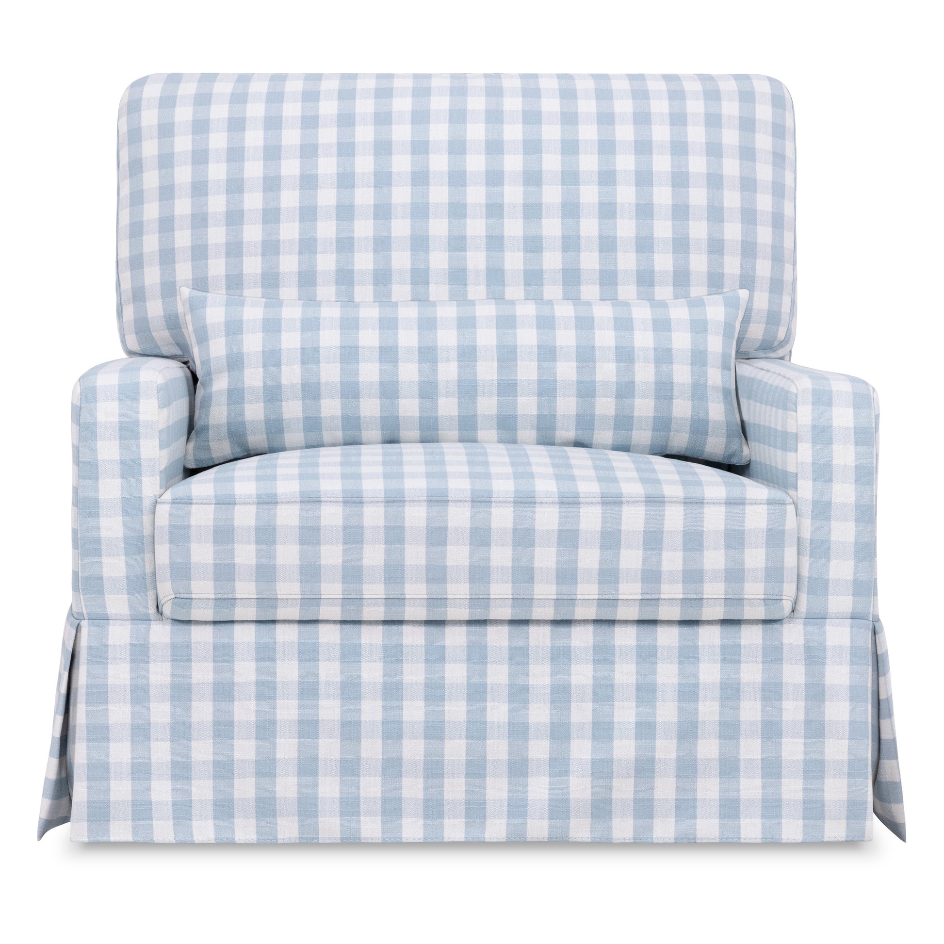 Namesake Gliders & Rockers Namesake Crawford Pillowback Chair and a Half Comfort Swivel Glider